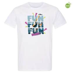 T-shirt Homme BLANC Fédération Française de Voile Fun Fun Fun Board
